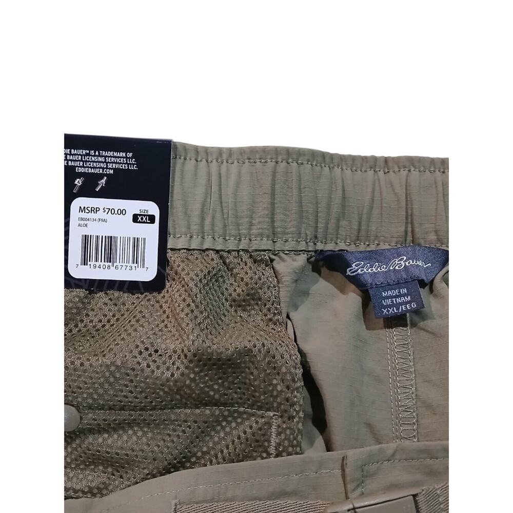 NWT Eddie Bauer Ripstop Tech Shorts XXL UPF 50+ - Picture 5 of 10